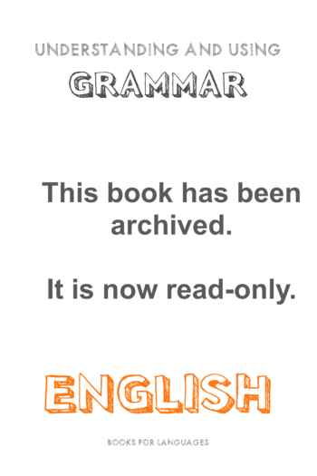 Cover image for ARCHIVED: English Grammar A2 Level - V1